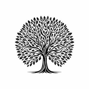 Tree of Life SVG: Spiritual Wall Decor Cut File (Digital Download)