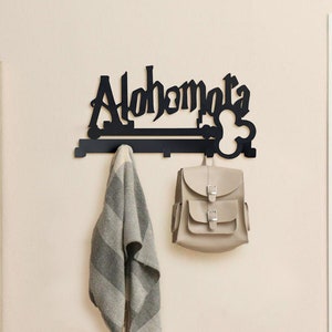 Eywa Alohomora Key hook | Alohomora Magical Key Holder | Home Decor Metal Key Holder | Key Rack Entryway Key Cabinet/Kids Room Décor