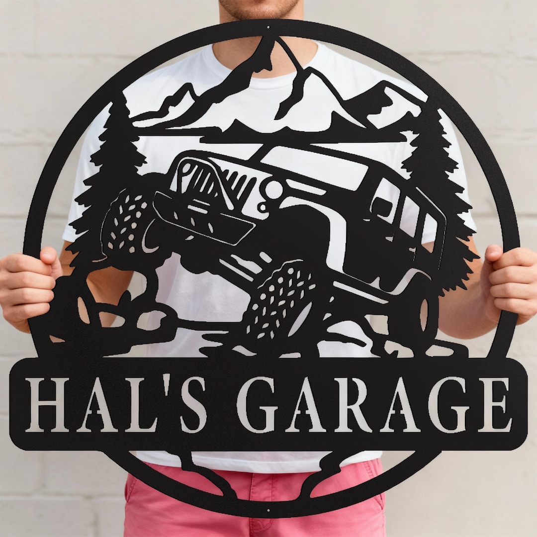 Customized Garage Metal Sign for Wall Decor and Wall Hangings 10, 12 - Etsy