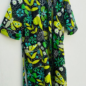 New Animal Print Kimono Robe, Indian Soft Cotton Kimono, Japanese kimono, Beach Cover Up, Nightwear Dress, Bridesmaid Gown 06
