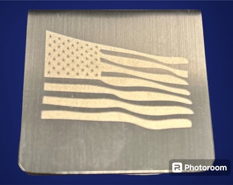 Zakbeschermer bouwmeetlint - Matig meetlint - Amerikaanse vlag (aangepaste bestellingen welkom)