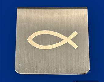 Zakbeschermer bouwmeetlint - Matey Tape - Vis (aangepaste bestellingen welkom)