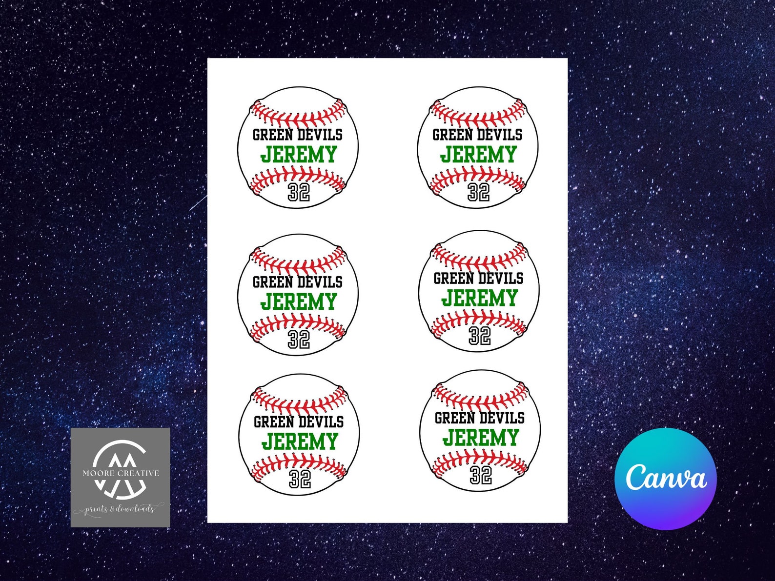 INSTANT DOWNLOAD Baseball 3 Personalized Favor Tags Edit in Canva ...