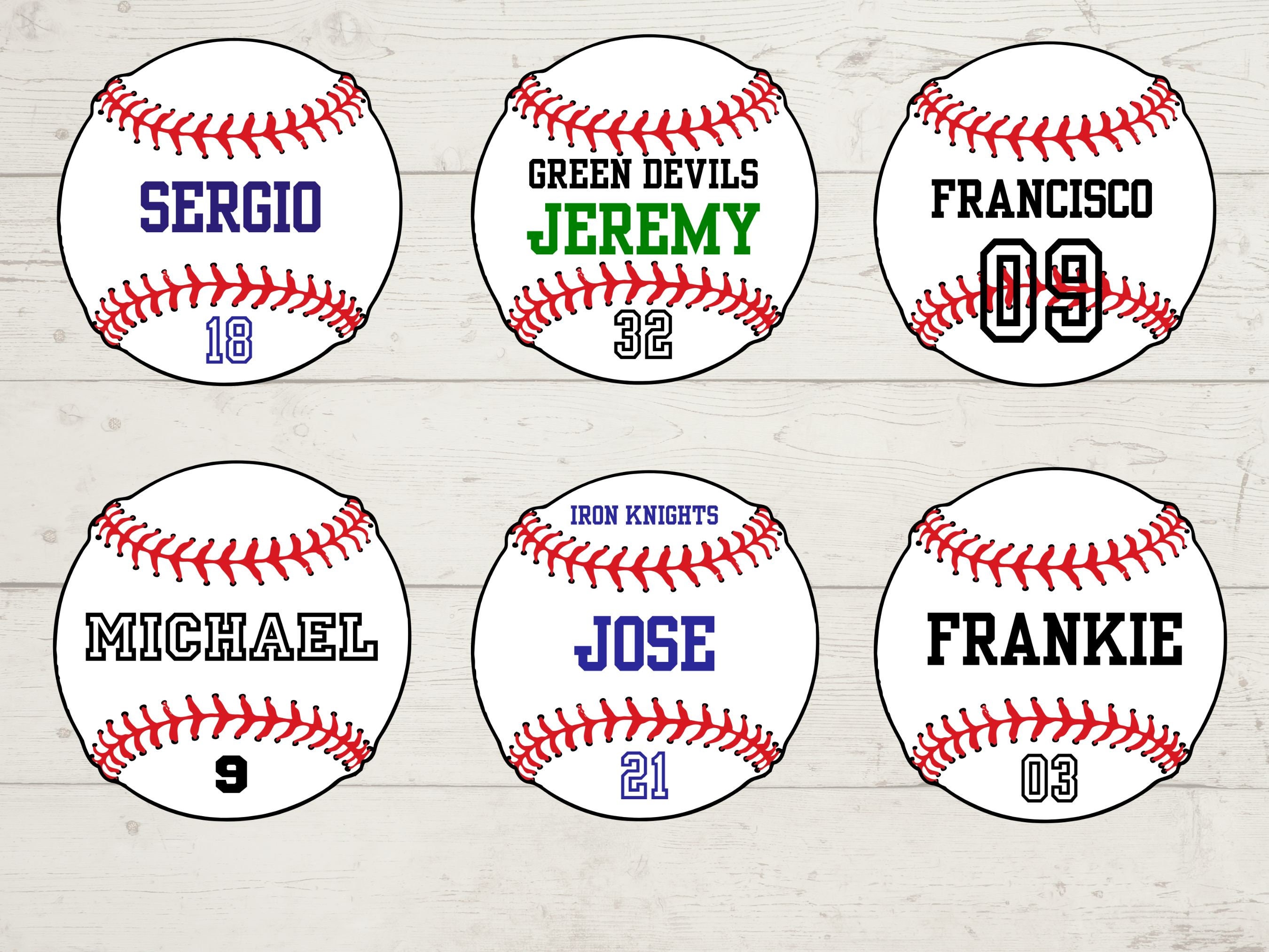 Baseball Custom Tags 5 Inch Editable Tags Favor Bag Tags Baseball Team ...