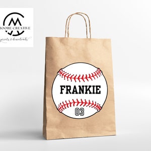 Baseball benutzerdefinierte Tags, 5 ", 5 Zoll, bearbeitbare Tags, Favor Bag Tags, Baseball-Team Geschenke, Tags, Baseball Tags, Baseball Favor Tags, Baseball