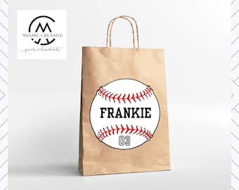 Baseball Custom Tags 5 inch Editable Tags Favor Bag Tags Baseball Team Gifts Tags Baseball Tags Baseball Favor Tags 5" Baseball Name Tag SVG