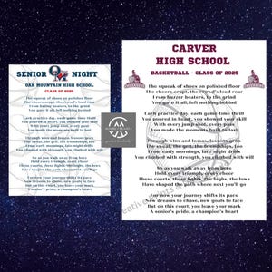 Graduation Basketball Gifts, Graduation Gift Poems, Senior Gift Ideas, Basketball Poems, End of Season Banquet, Graduation, Basketball 2025
