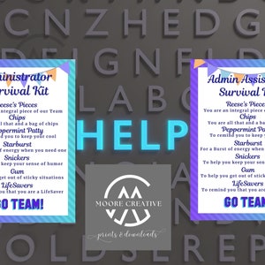 Admin Assistant Survival Kit Make-up Tasche – Geschenk Für Sekretärinnen & Büroangestellte
