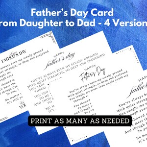 Tarjeta del Día del Padre para papá e hija, poema del Día del Padre para hija, tarjeta del Día del Padre de hija, tarjeta del Día del Padre para hija, papá de papá, niña pequeña