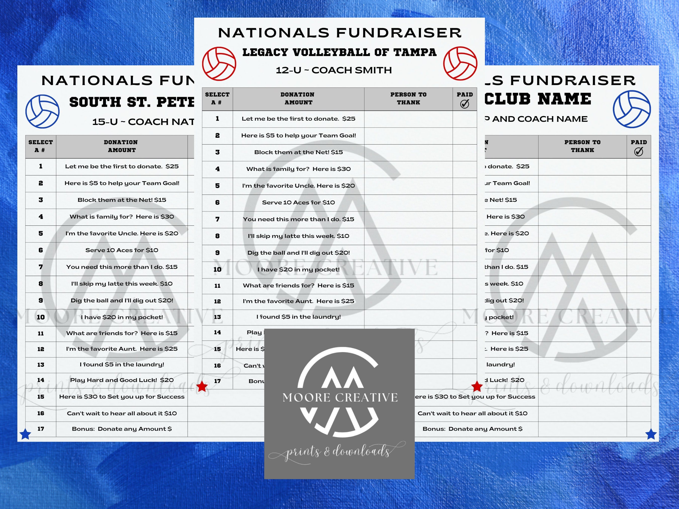 Editable Volleyball Fundraiser Flyer Template, Sport Fundraiser, Canva