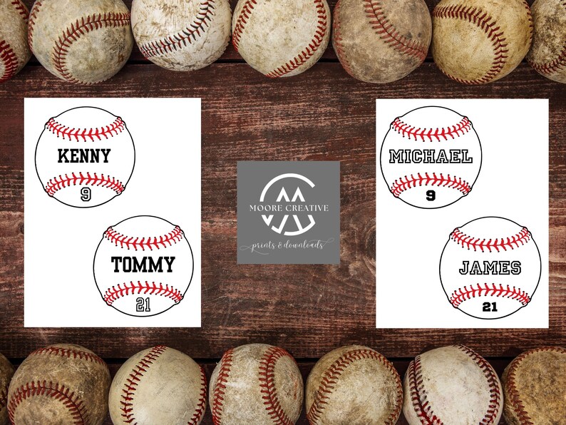 Baseball Team Gift Tags Coach Gift Ideas Player Thank You Tags End of ...