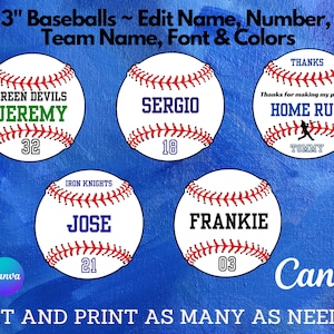 Baseball Favor Tags, Baseball Spiel Tag Tags, Baseball Snack Tags, Baseball Spiel Snack Tags, Sofortiger Download Digitale Datei, In Canva bearbeiten