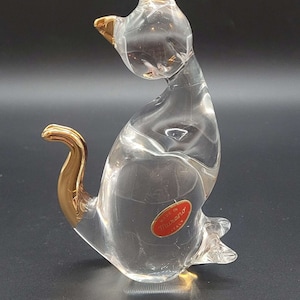Murano Glass Cat Sculpture