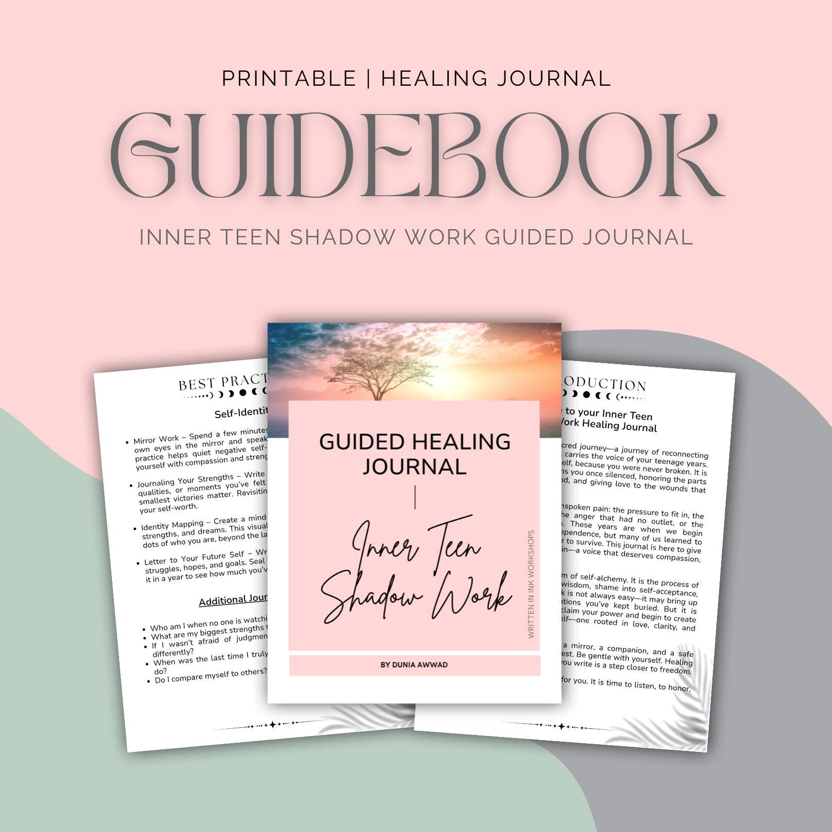 Inner Teen Shadow Work Journal | Emotional Healing and Self-identity ...