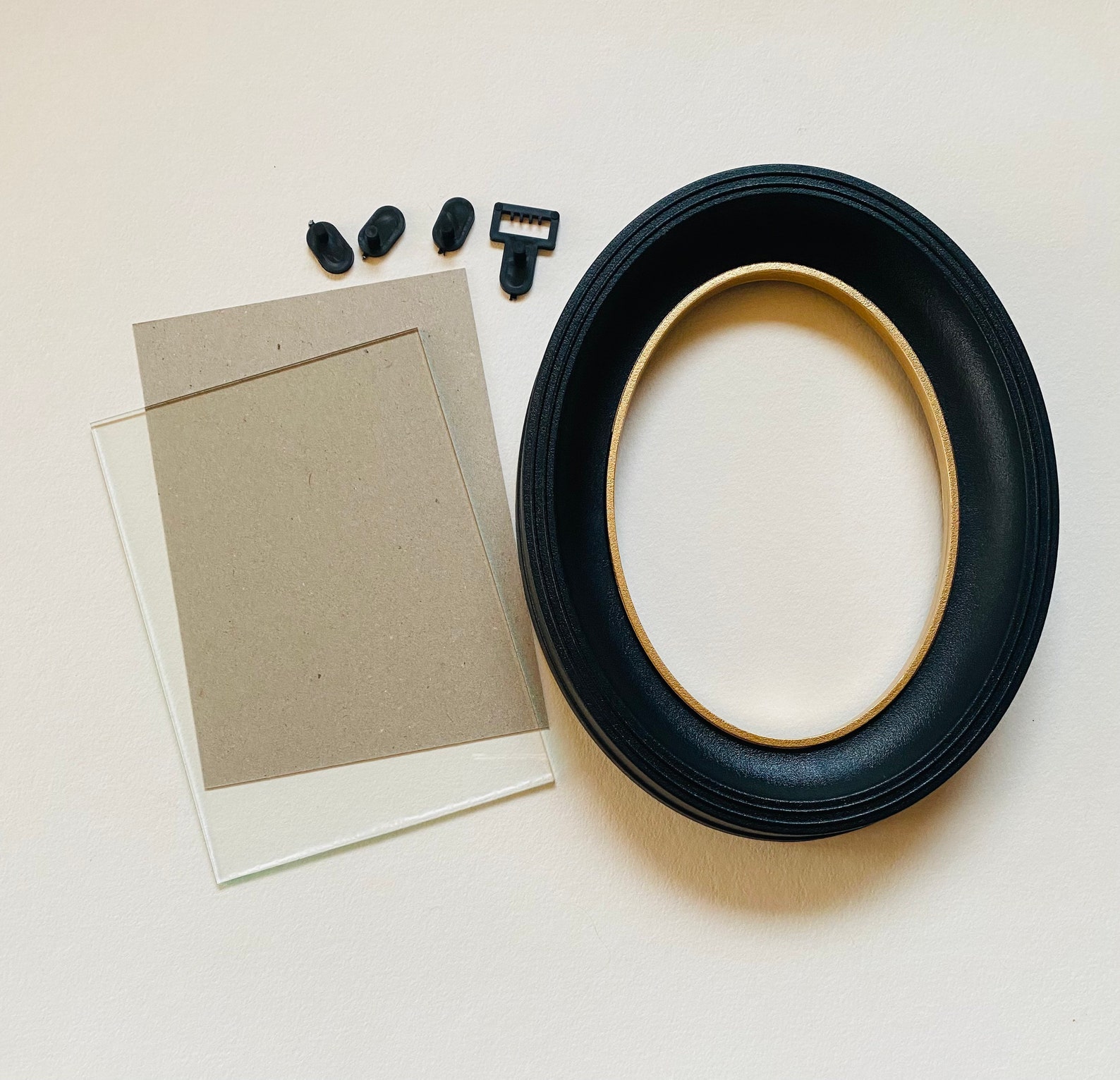 Black Oval Frame 5x7 PLASTIC, Silhouette Frame, Disney Etsy