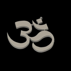 OM symbol rearview mirror ornament