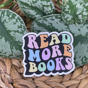Pegatina Leer más libros