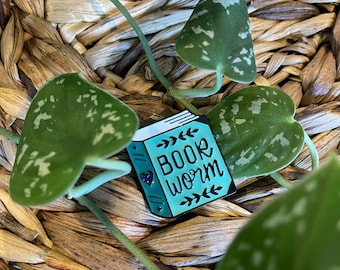 Bookworm Enamel Pin