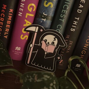 Cute Reeper Bookish Sticker