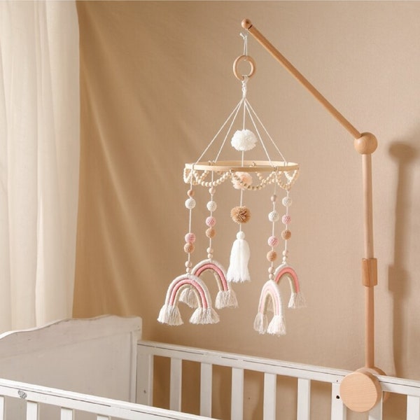 Wooden Baby Mobile Etsy