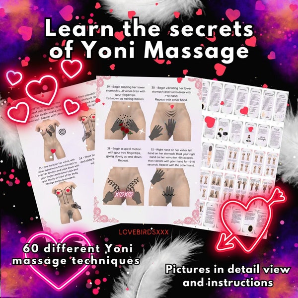 The Ultimate Guide to Yoni Massage - Unlocking the Power of Female Sexuality. Best Gift She Can Receive from Him.