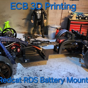 ECB 3D Printing Battery Mount for the Redcat RDS drift car
