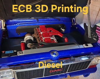 Wkładka do silnika Diesla ECB 3D do RC4WD K10 i Blazer