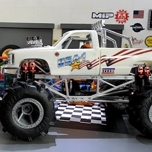 ECB 3D Printing 1/24 Black NEXT LEVEL Monster Truck Kit For Axial Scx24