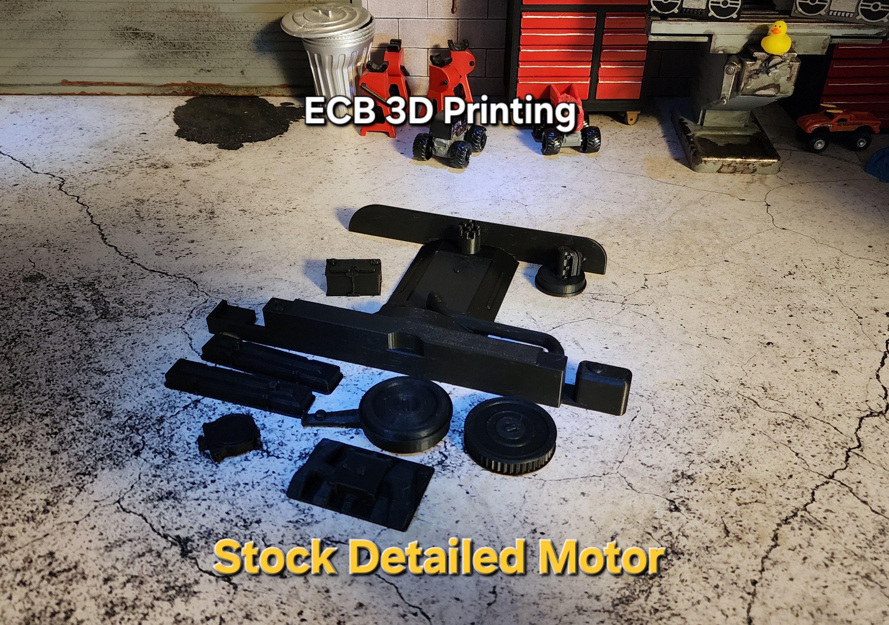 Inserti Motore Dettagliati Stampa 3D Per RC4WD K10 E Blazer &ndash; ECB 3D Printing