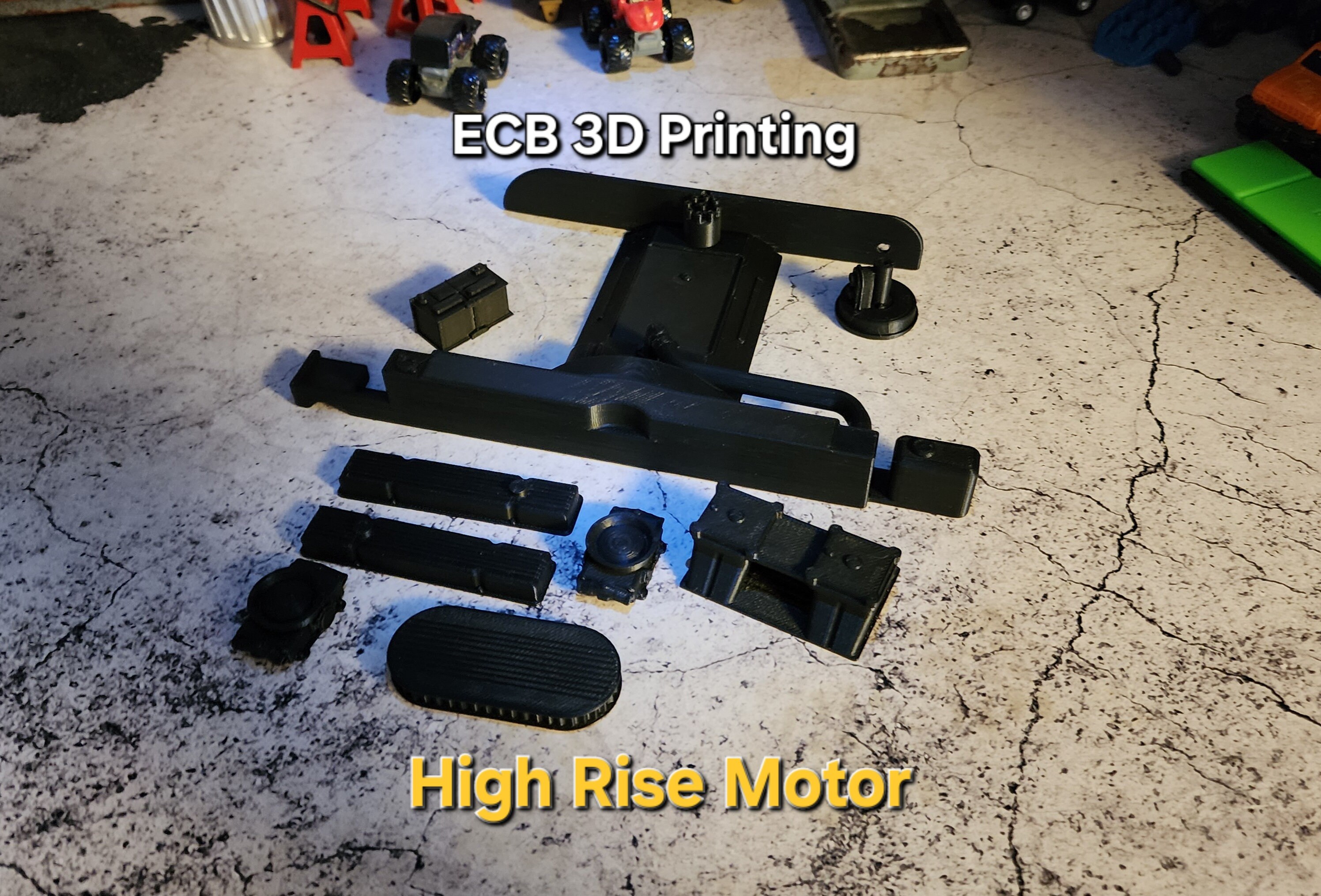 Insert Motore Turbo V8 Stampato In 3D Per RC4WD K10 E Blazer | ECB203