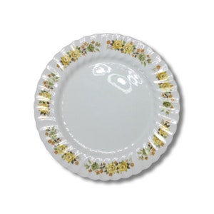 Chantilly by Franciscan Platter with Yellow Roses