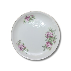 1950s Paden City Pottery Pink Roses Plate