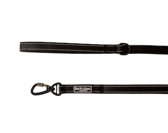 Barkridges® Premium Triple Handle Dog Lead Leash | Traffic Handle | Secured | Locking Clip | Comfortable Padded Handle | Safety Reflective