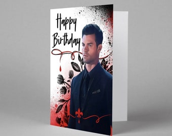 Carte d'anniversaire inspirée d'Elijah Mikaelson, carte d'anniversaire de Daniel Gillies, impression d'art inspirée d'Elijah Mikaelson