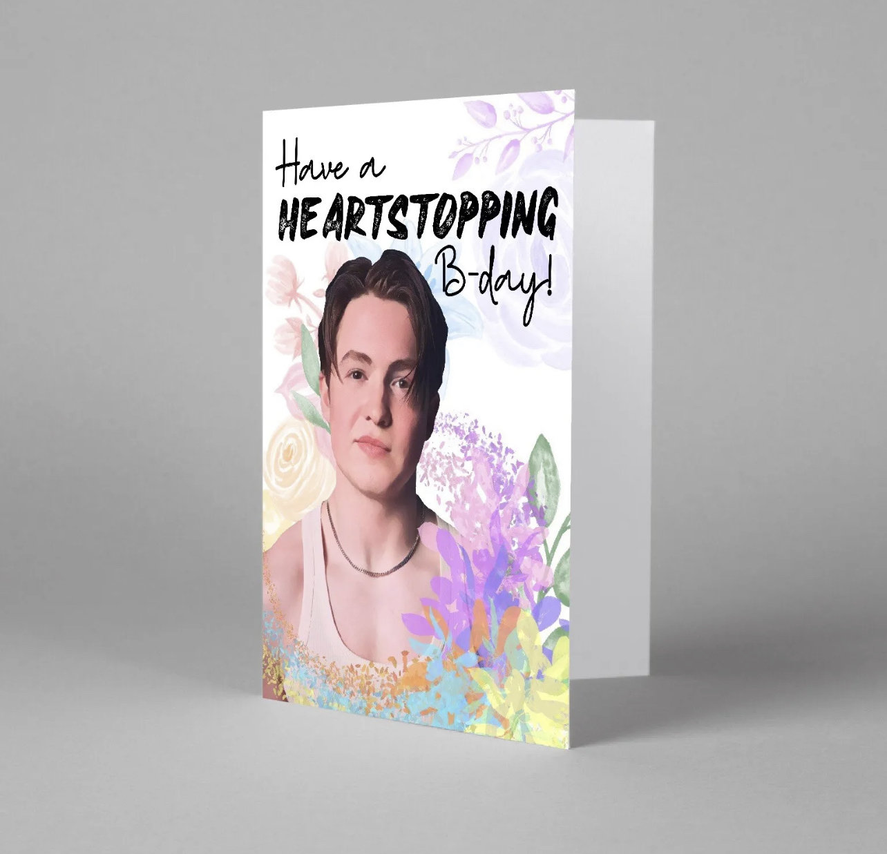 Nick Nelson Inspired Birthday Card Kit Connor Inspired - Etsy