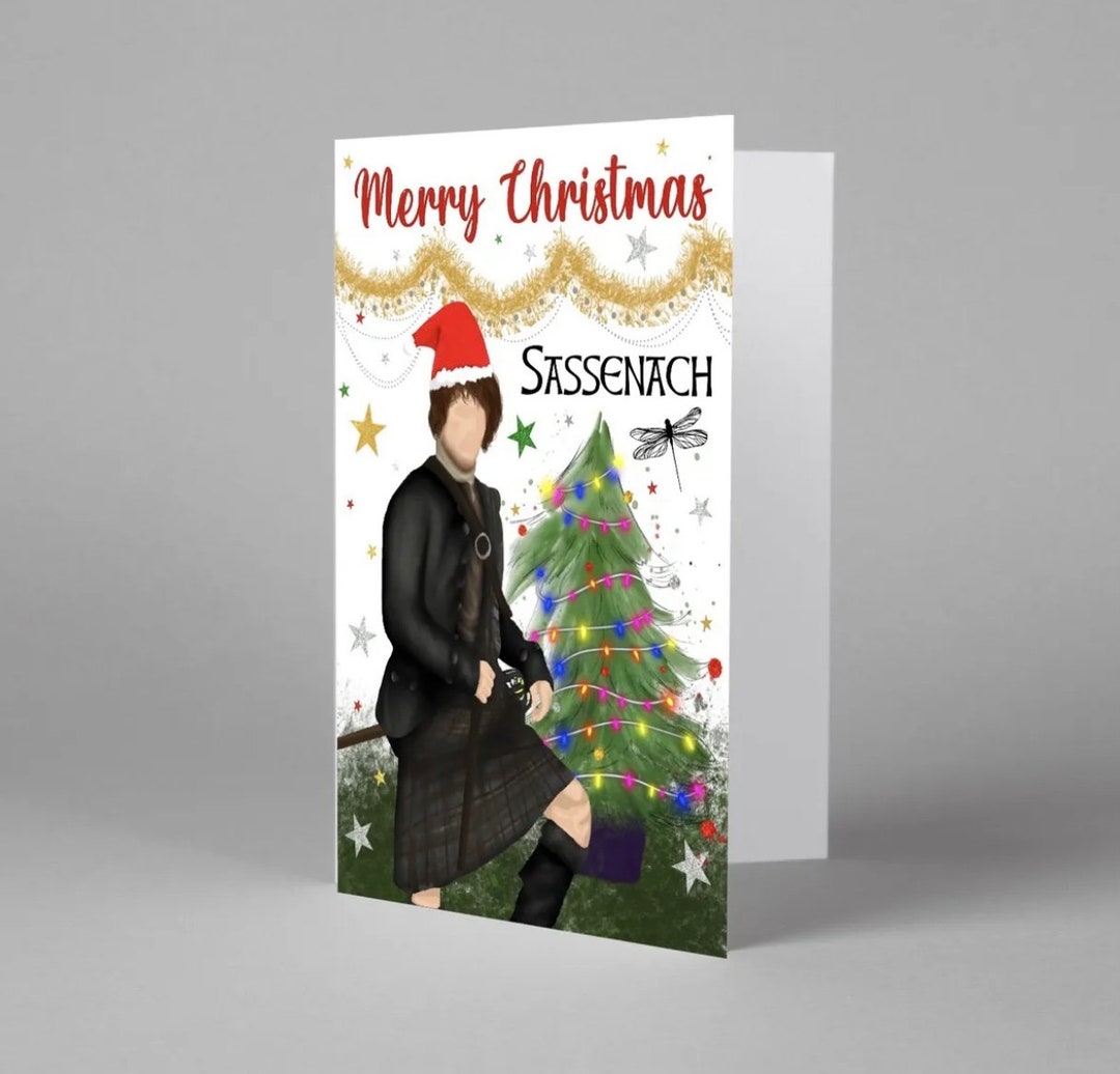 Outlander Inspired Christmas Card Sam Heughan Christmas Card Etsy outlander-inspired-christmas-card-sam-heughan-christmas-card-etsy