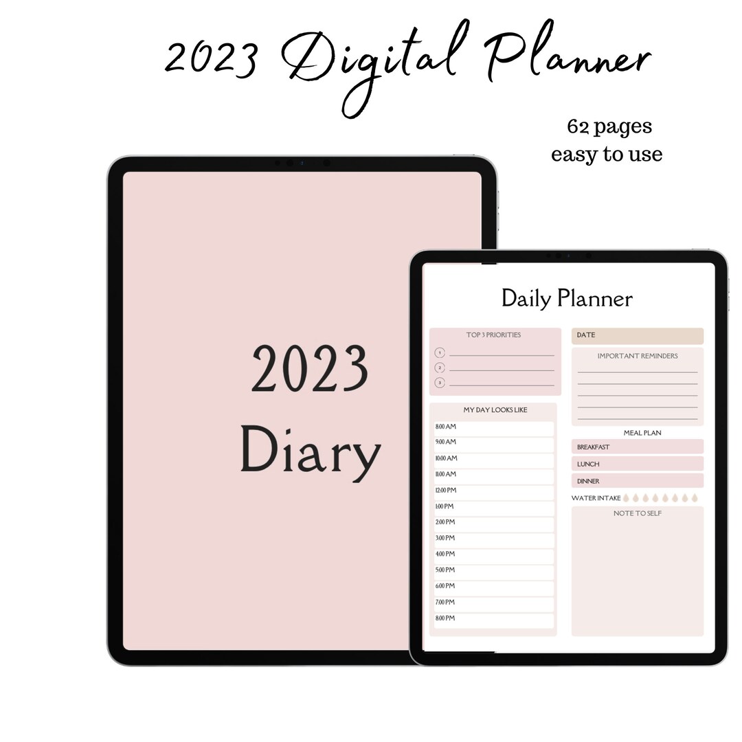 Digital Planner Undated Habit Tracker Goodnotes Planner Etsy