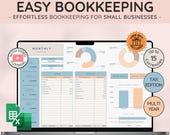 Excel Bookkeeping Spreadsheet Small Business Google Sheets Simple Accounting Template Daily Sales Log Expense Income Tracker Profit