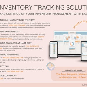 Small Business Inventory Management Tracker Google Sheets Excel Product ...