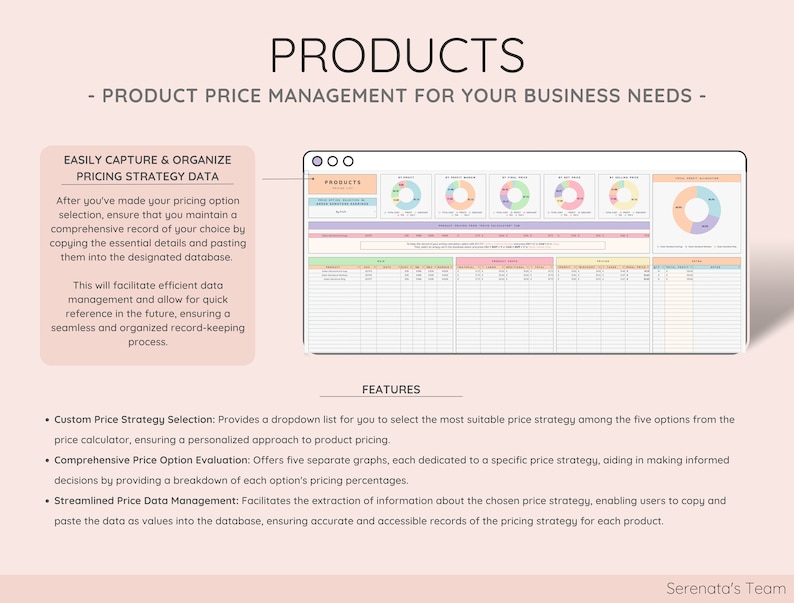 Tailored product price management for versatile business needs. Explore product pricing, profit margins, and effective product tracking for optimized decision-making and enhanced business profitability.