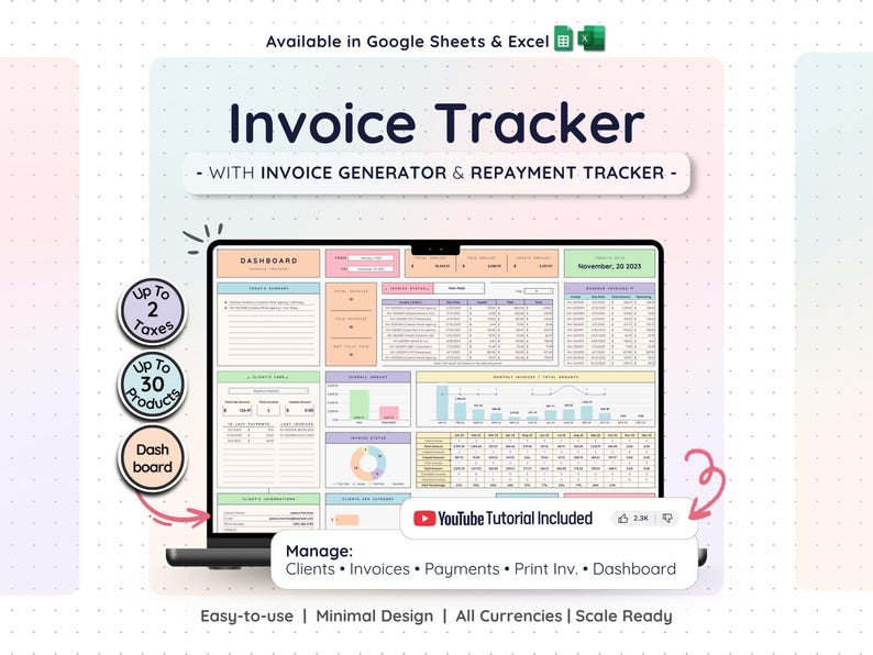 Simplify invoicing with our comprehensive template. Organize, track, and manage payments effortlessly for small businesses.