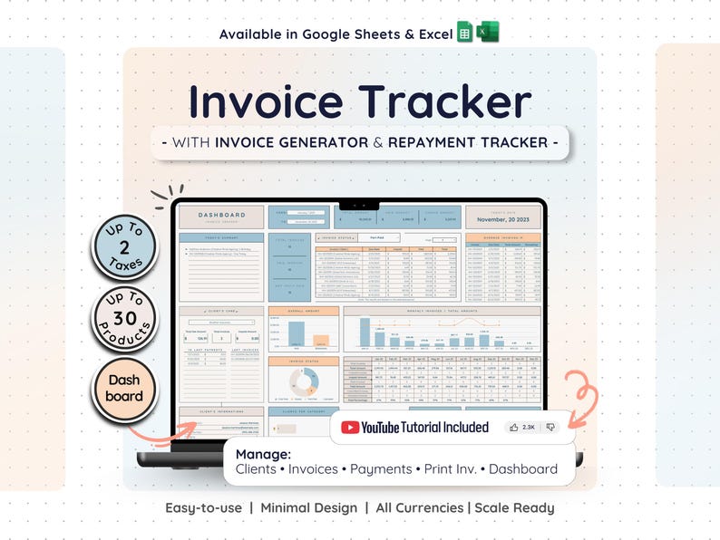 Simplify invoicing with our comprehensive template. Organize, track, and manage payments effortlessly for small businesses.