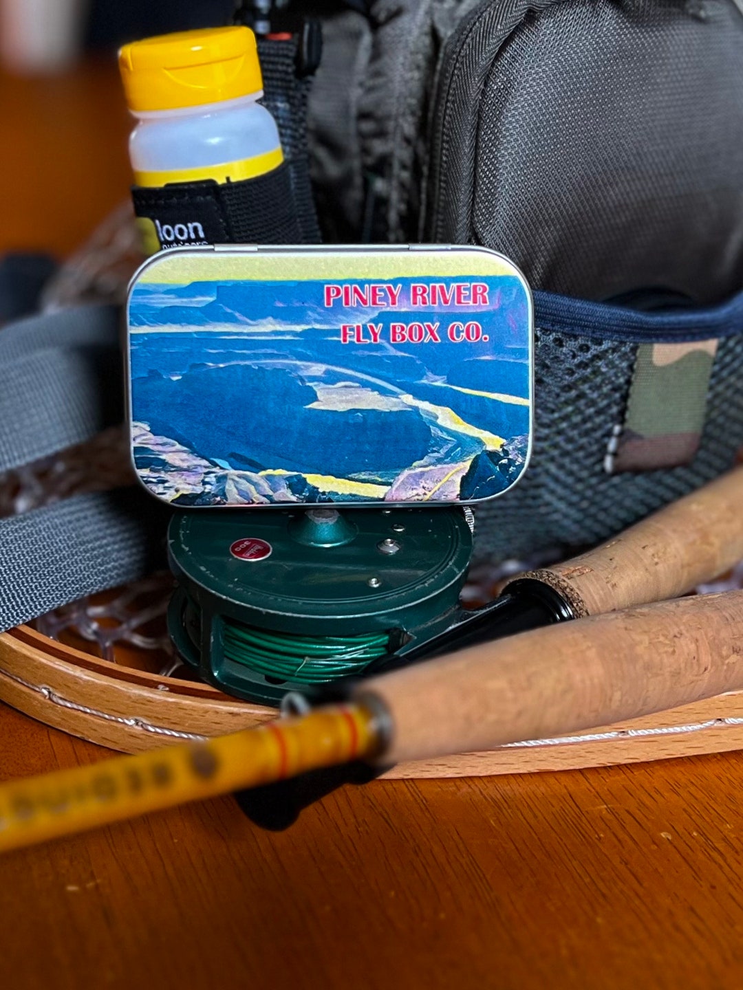 NEW Canyonlands Handlabeled Retrostyle Fly Box by Piney River Fly