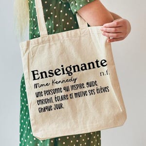 Sac à main d'enseignante • Cadeau d'enseignante • enseignant • éducatrice • éducateur • stagiaire • TES • aide-enseignante • professeure