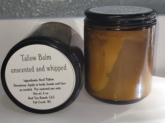 Handmade Beef Tallow Skin Food | Belle Plaine| Unscented