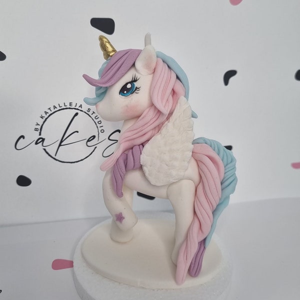 Einhorn Fondant Figuren, Cake Deko, Tortendekoration