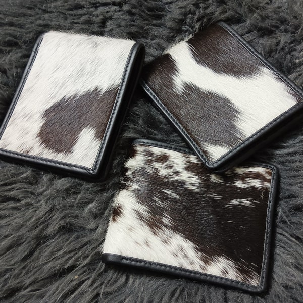 Cow Leather Wallet Etsy