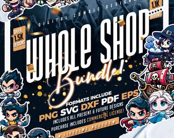 Ultimate SVG Mega Bundle: Clipart & Image Files for Cricut, T-Shirts (Digital Download)