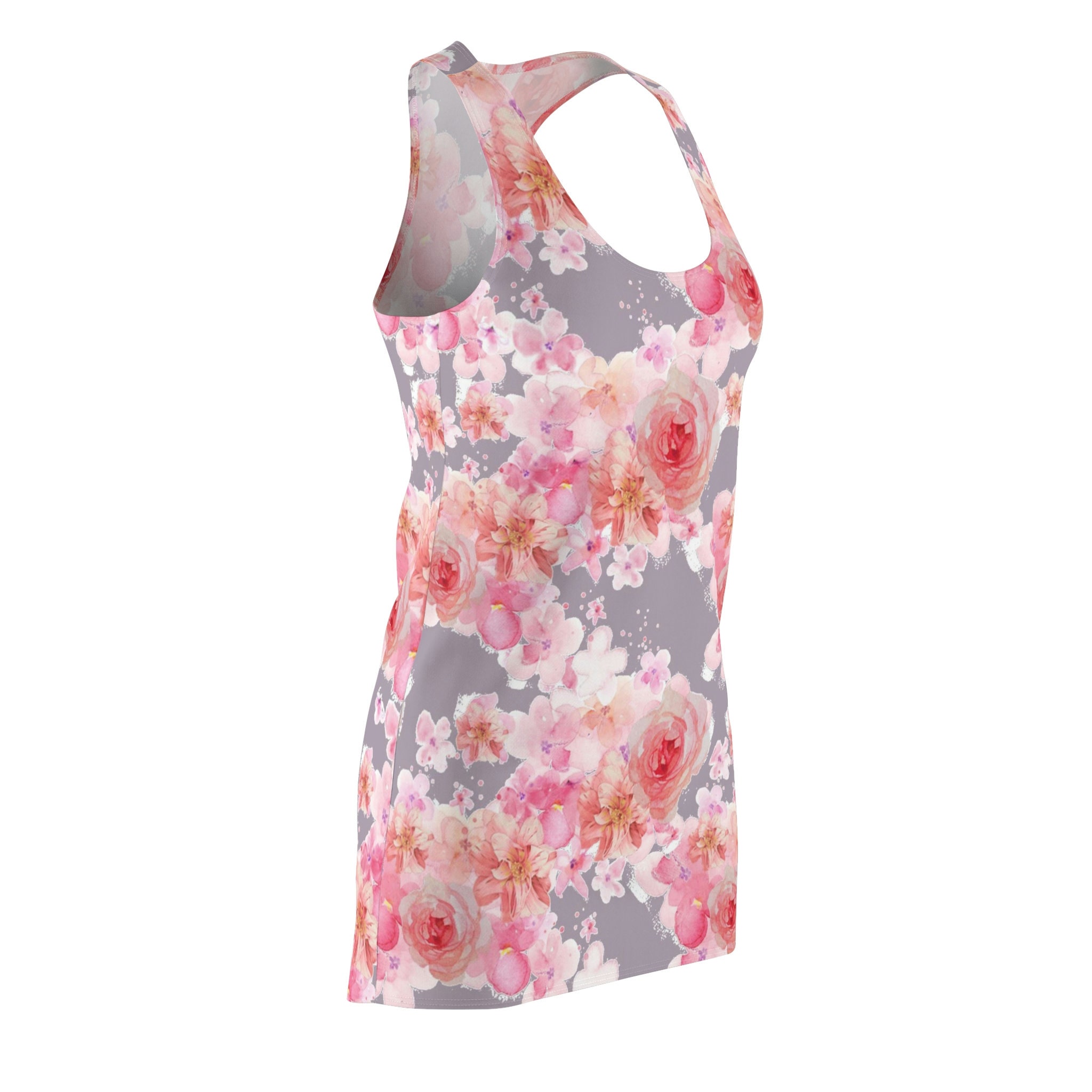 Flower Women's Cut & Sew Racerback Dress