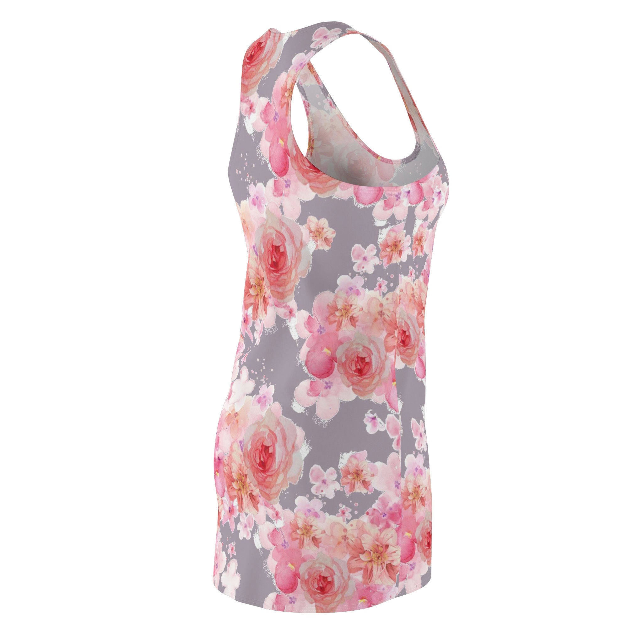 Flower Women's Cut & Sew Racerback Dress